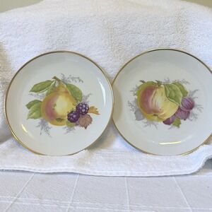Vintage Set Of 2 Johann Haviland Fruit Salad Plates